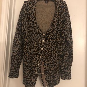 Cheetah cardigan